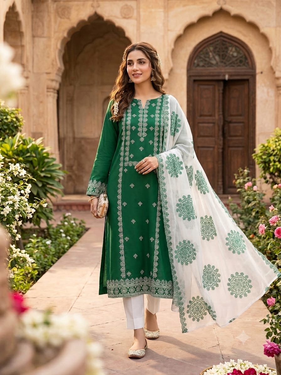 14 August Premium Pakistani Independence Day Dress