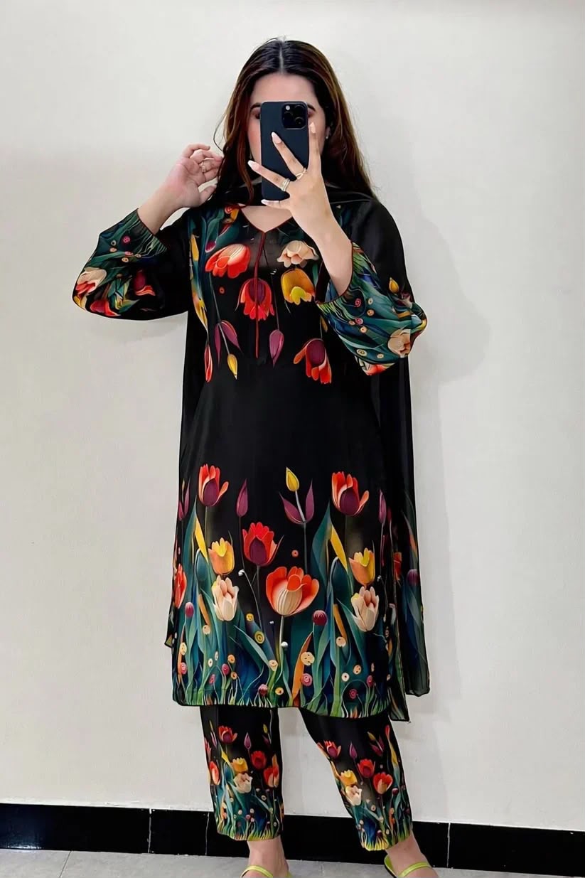 Women's Floral Printed 3-Piece Lawn Suit | Multiple Colours Available