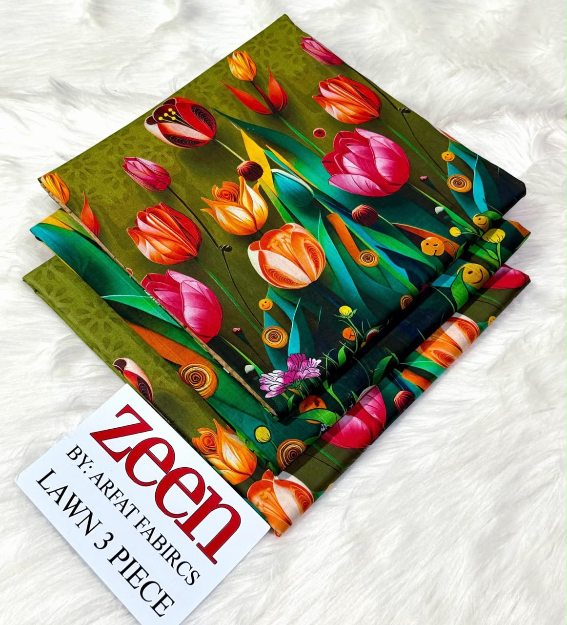 Women's Floral Printed 3-Piece Lawn Suit | Multiple Colours Available