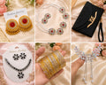 Women's Fashion Accessories Combo Gift Set – Wallet, Jewelry & Bangles Collection ✨🎁
