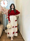 🌸 Elegant Bow Maxi Dress | Premium Korean Style 🌸