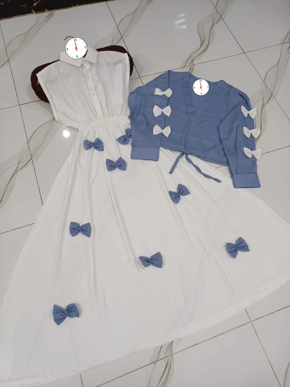 🌸 Elegant Bow Maxi Dress | Premium Korean Style 🌸