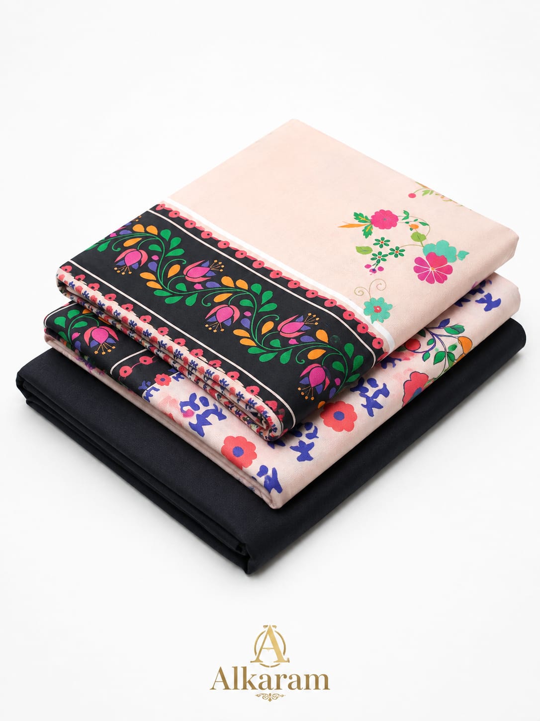 Alkaram Premium Floral Digital Print 3 Piece Lawn Suit